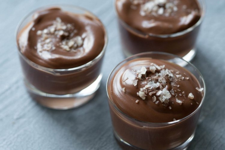 Pudín de chocolate para el 14 de febrero