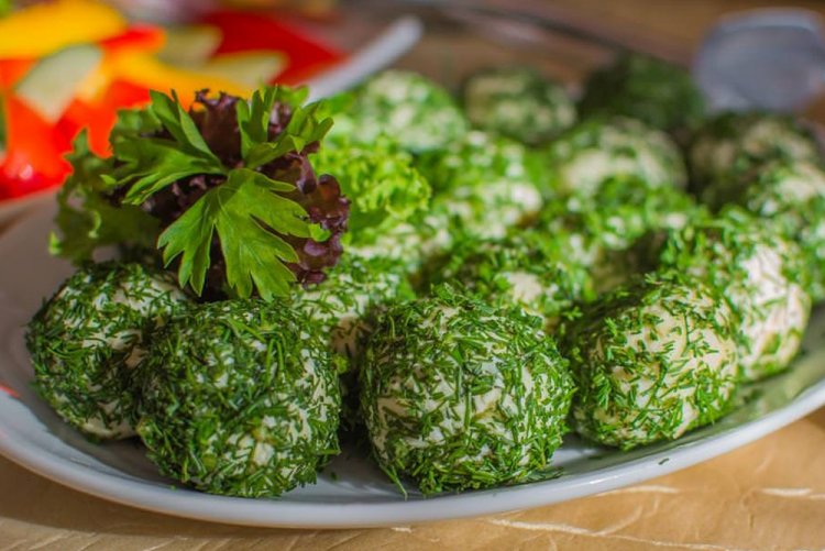 Bolitas de cangrejo con salmón