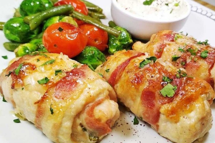 Rollitos de pavo al horno