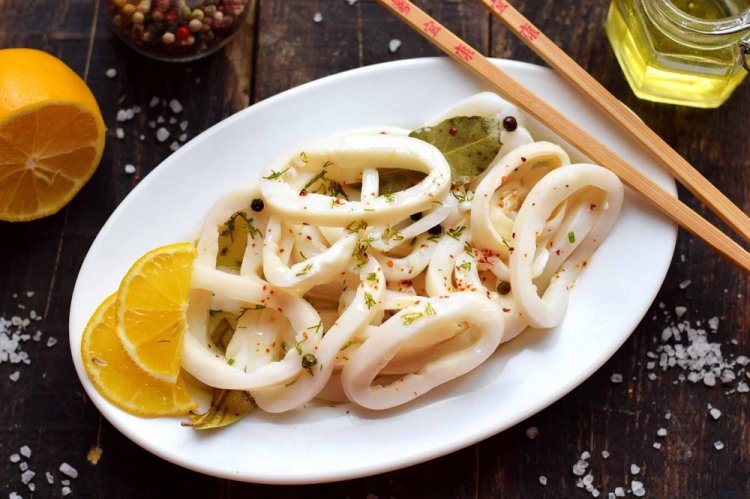 Calamares marinados