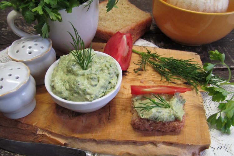 Paté de hígado de bacalao con espinacas