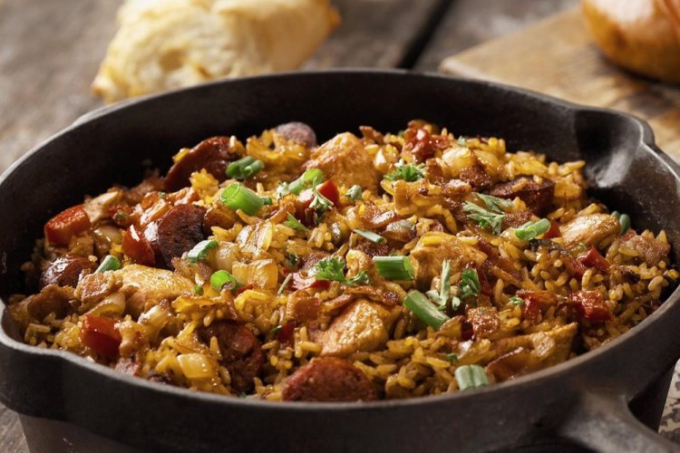 Jambalaya de ternera