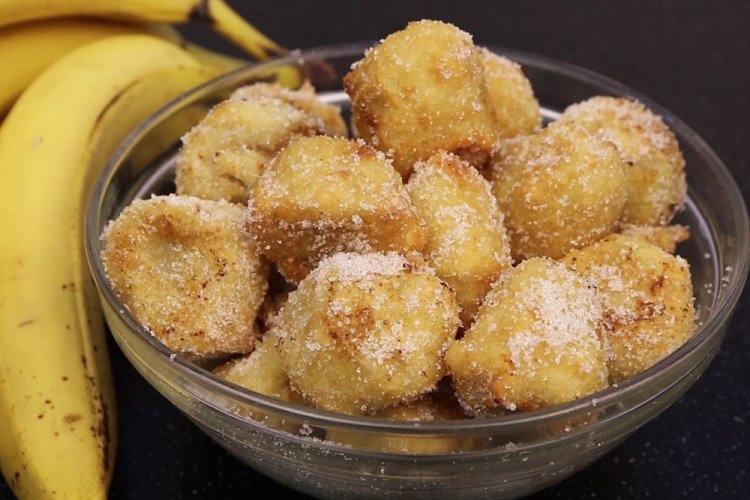 Fried Bananas in Batter