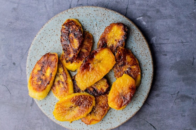 Fried Bananas with Honey