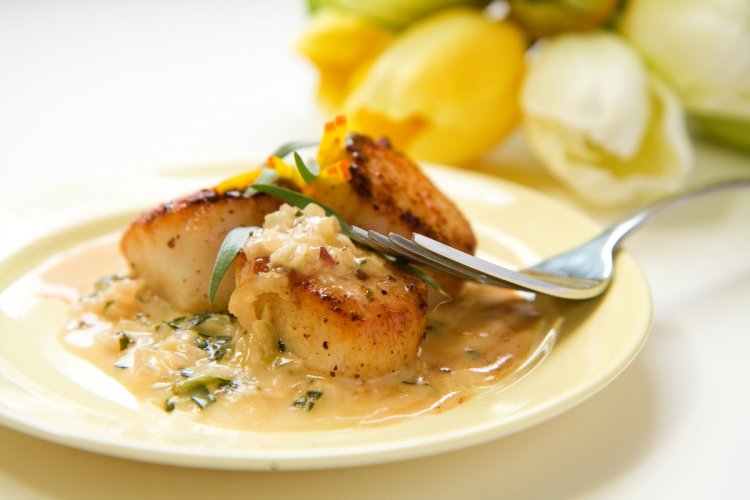 8 recetas inigualables de vieiras en salsa cremosa