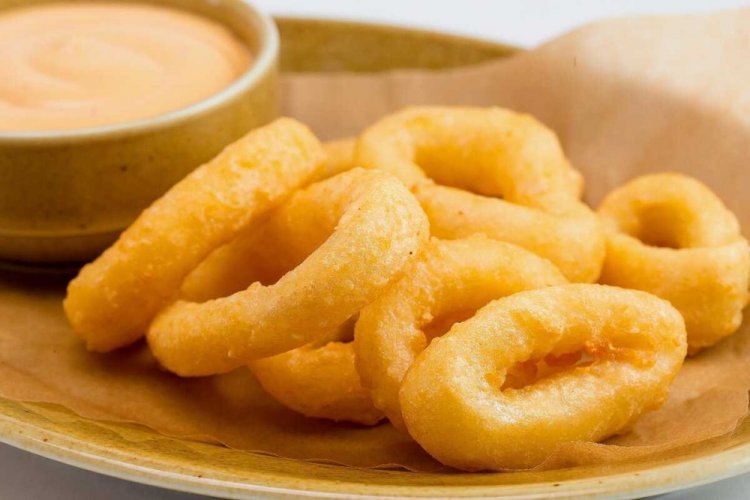 Calamares fritos en tempura