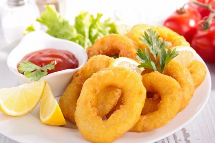 Calamares fritos en tempura de cerveza