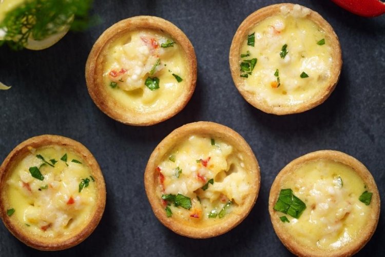 Tartlets with Shrimp in the Oven