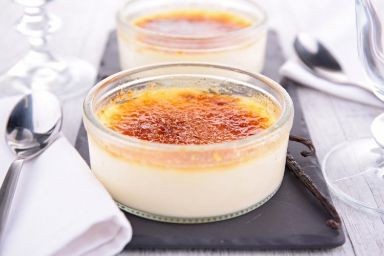 Crème brûlée for Valentine's Day