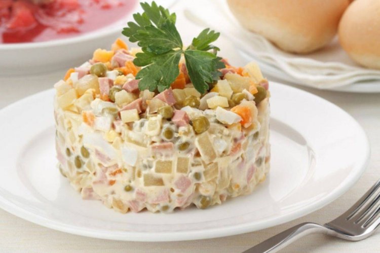 Classic Soviet Olivier Salad
