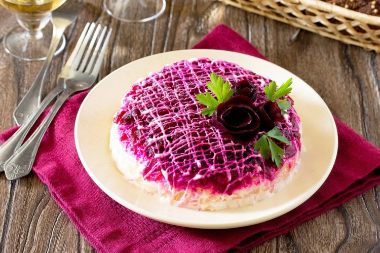 Herring Under a Fur Coat (Shuba) Salad