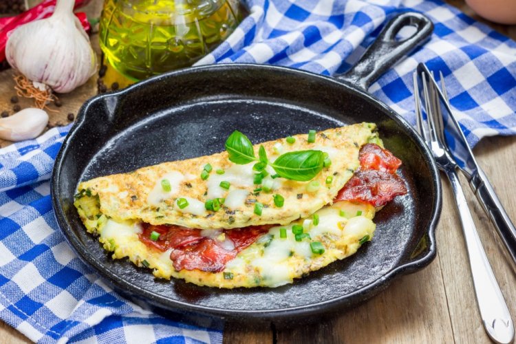 Tortilla con tocino