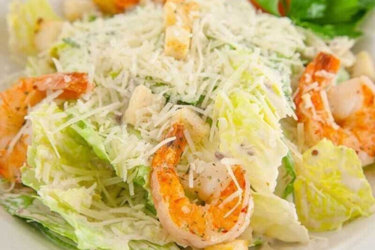 Shrimp, Cucumber, and Napa Cabbage Salad