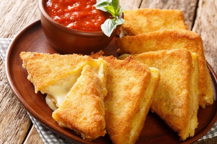 Fried Suluguni in Vodka Batter