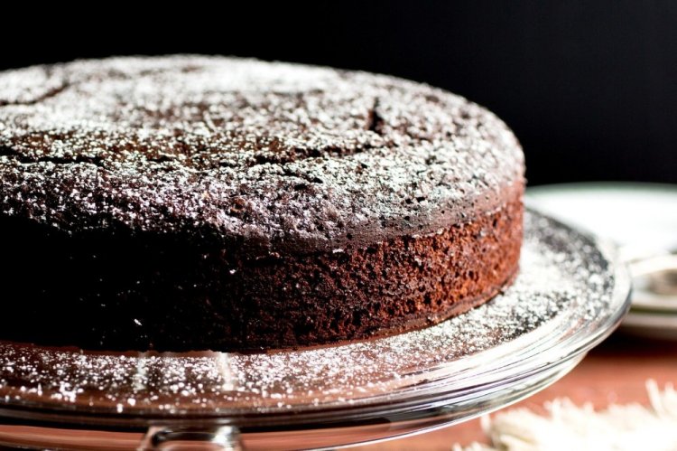 Chocolate Sponge Cake with Sour Milk