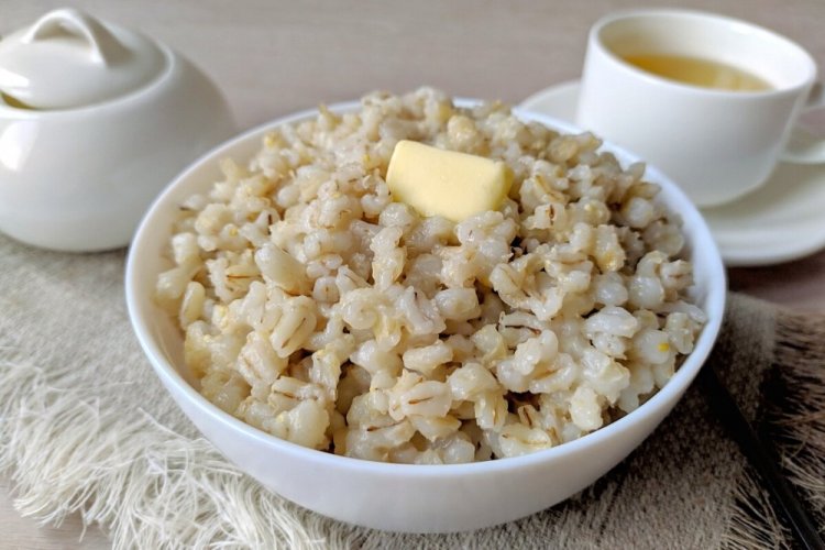 Pearl Barley Porridge for Breakfast