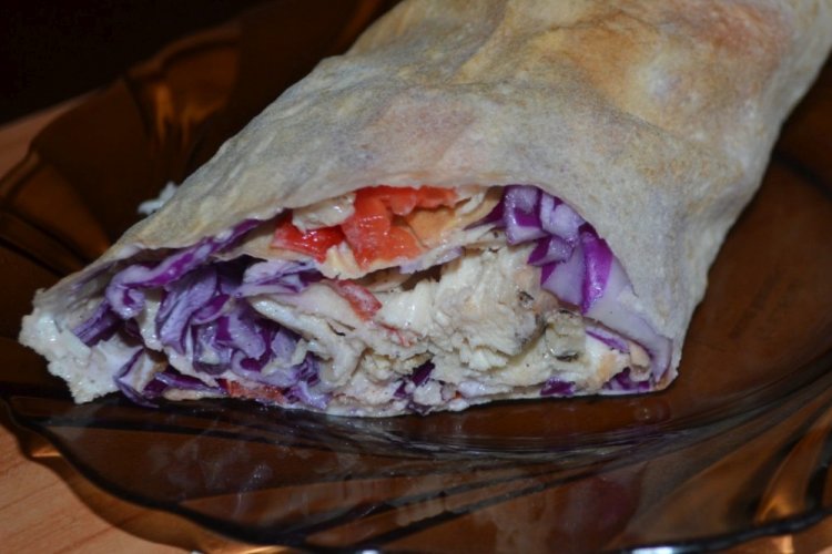 Chicken and Cabbage Tortilla