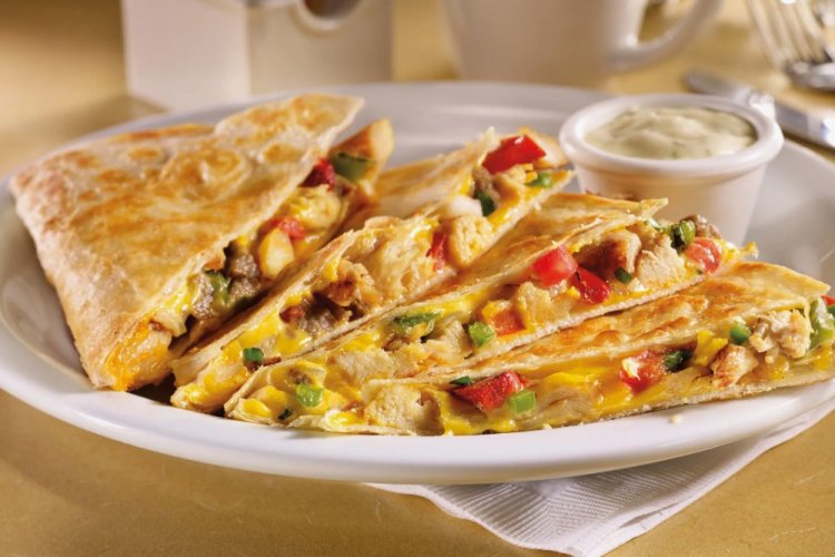 Chicken, Corn, and Cheese Tortilla