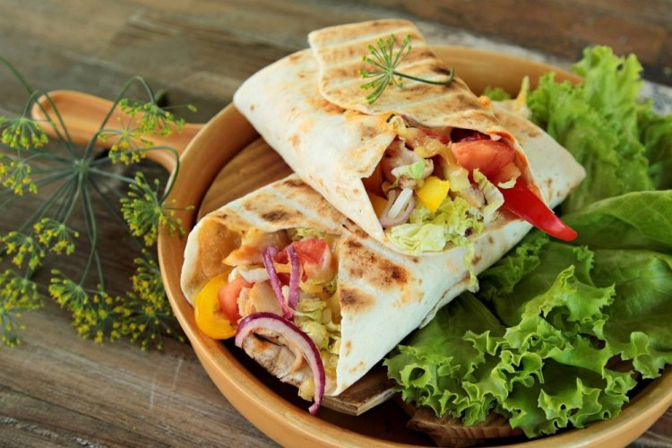 Chicken Tortilla with Vegetables and Corn