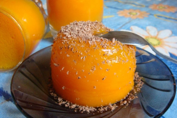 Pumpkin Dessert with Agar-Agar