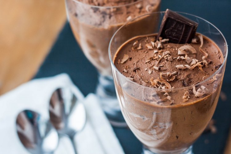 Cottage Cheese and Chocolate Mousse