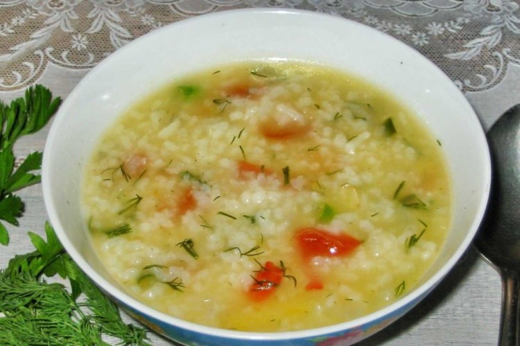 Quick Quinoa and Rice Soup