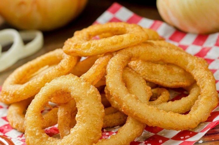 Lenten Onion Rings in Batter