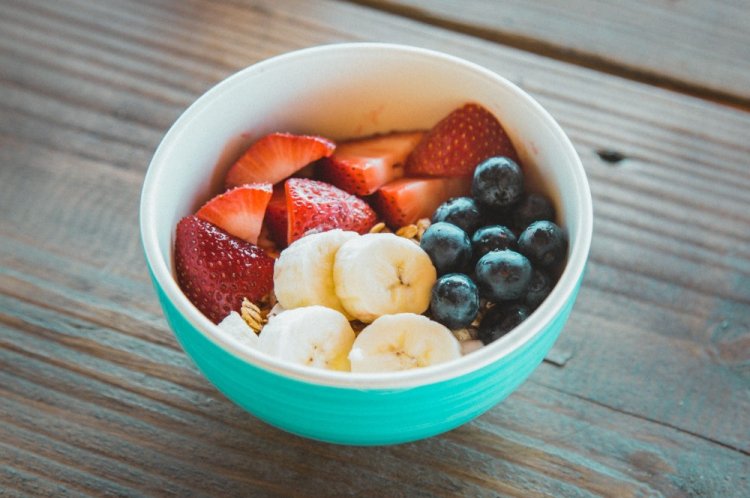 Green Buckwheat, Avocado, and Fruit Bowl