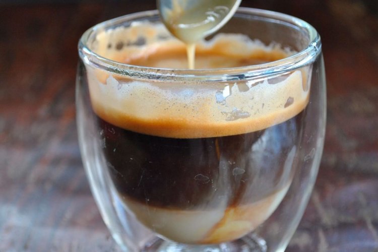 Coffee with Cocoa and Condensed Milk