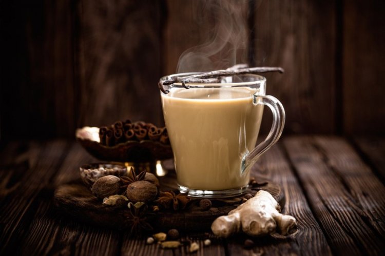 Ginger Coffee with Milk