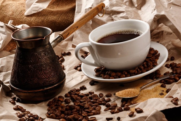 Vanilla Coffee in a Cezve