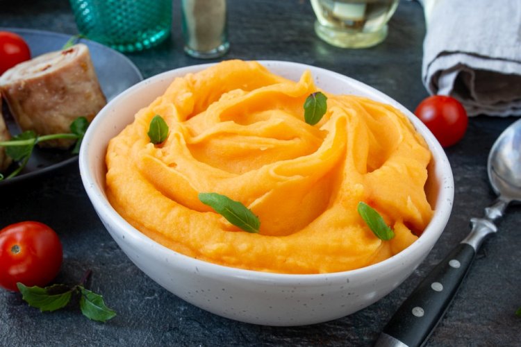 Puré de patatas y calabaza