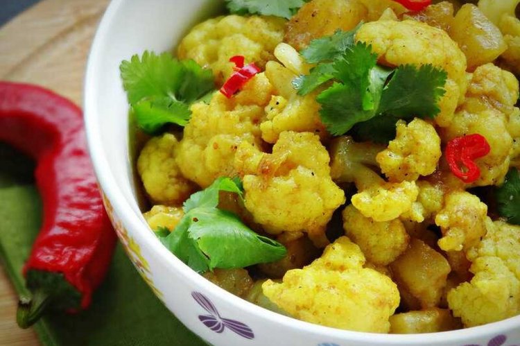 Curry de coliflor