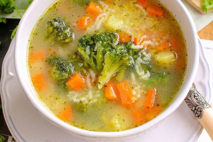 Rice and Broccoli Soup