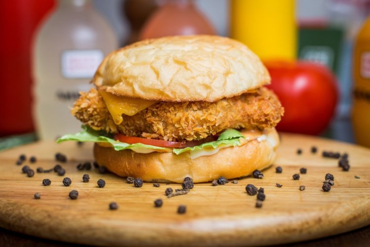 Breaded Chicken Burger Patties