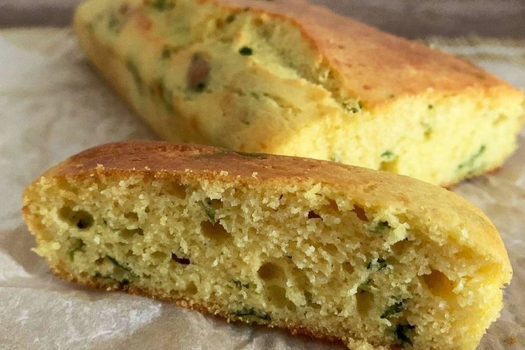 Soda Cornbread with Corn Oil