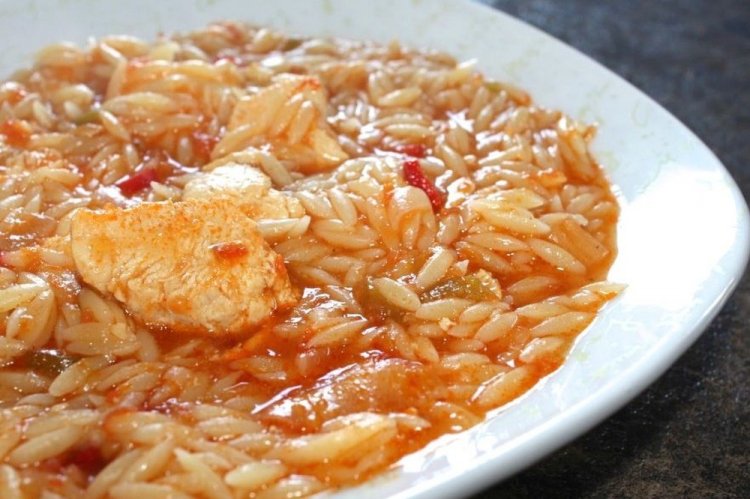 Giouvetsi with Chicken