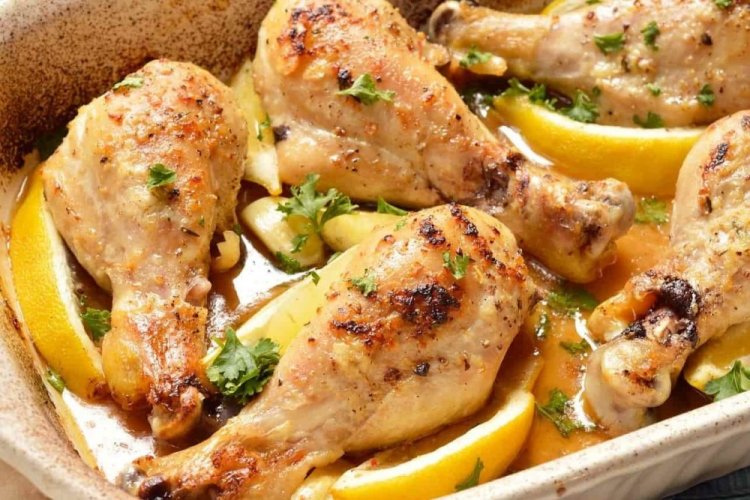 Chicken Legs with Lemon and Aromatic Herbs