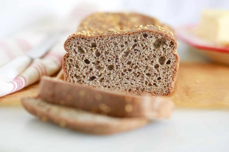 Keto Bread from Sour Cream and Psyllium