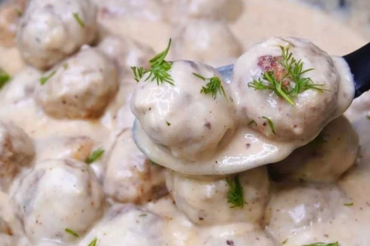 Salsa cremosa para albóndigas