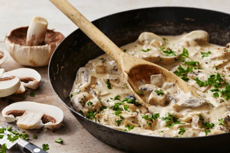 Mushroom Gravy for Rice