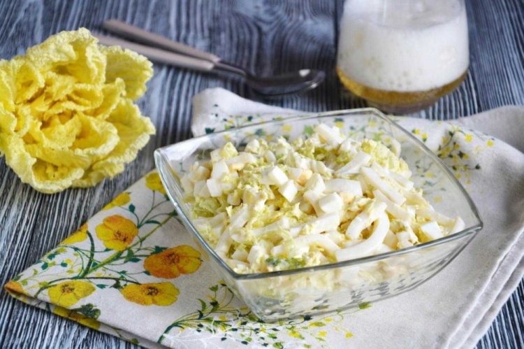 Apple and Calamari Salad