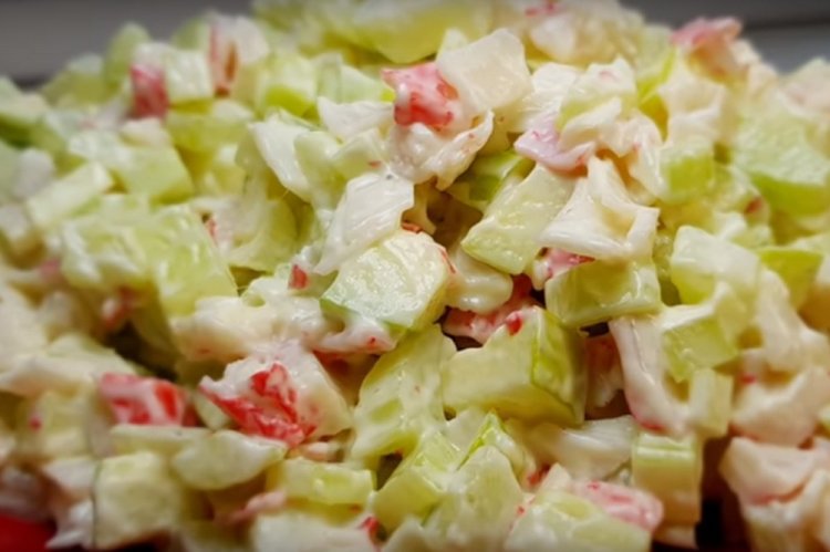 Crab Salad with Celery
