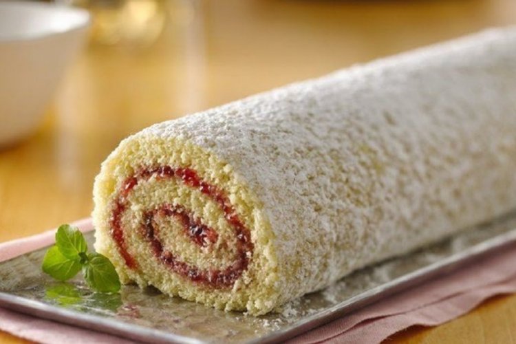 Brazo de gitano con mermelada