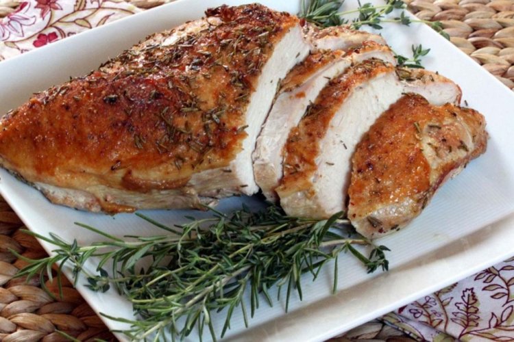 Turkey Fillet in Soy Sauce in the Oven