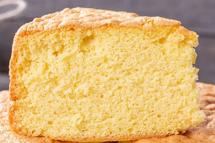 Chiffon Cake with Water and Starch