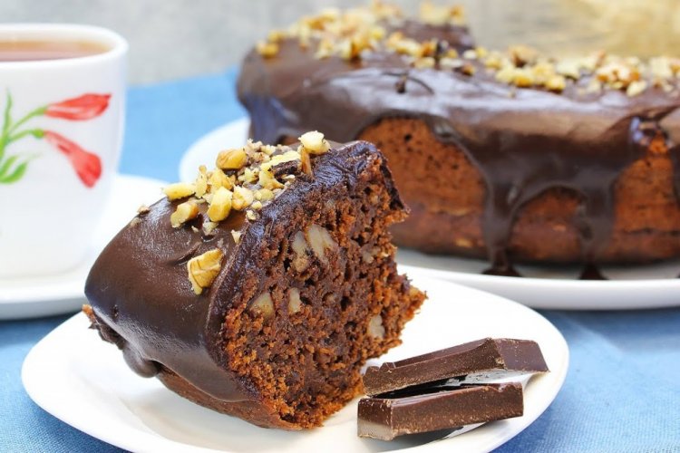 Gluten-Free Muffin with Nuts and Chocolate