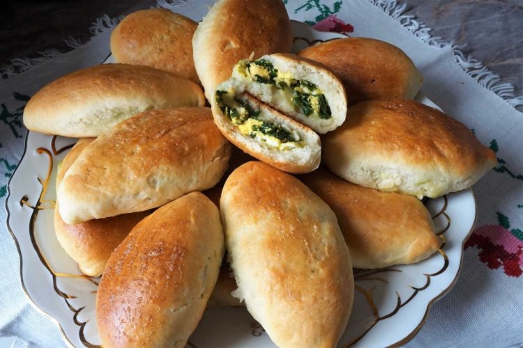 Pirozhki con kéfir al horno