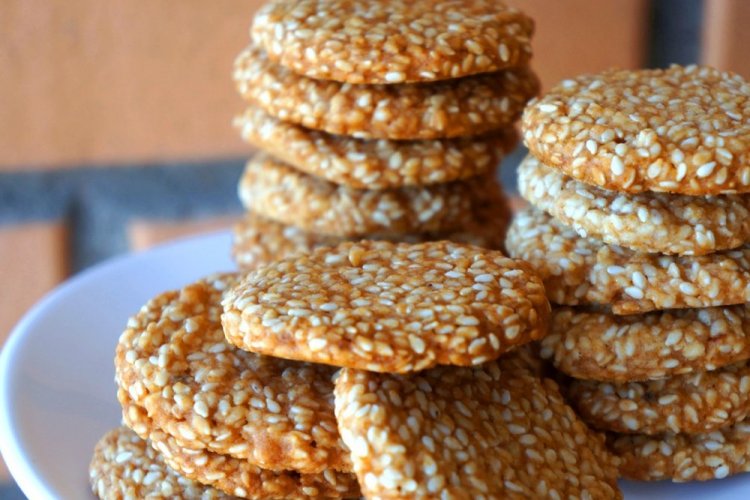 Galletas saludables con sésamo