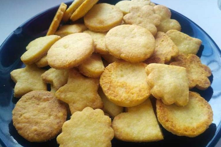 Galletas de manzana saludables con harina de arroz